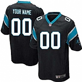 Men Nike Carolina Panthers Customized Black Team Color Stitched NFL Game Jersey,baseball caps,new era cap wholesale,wholesale hats